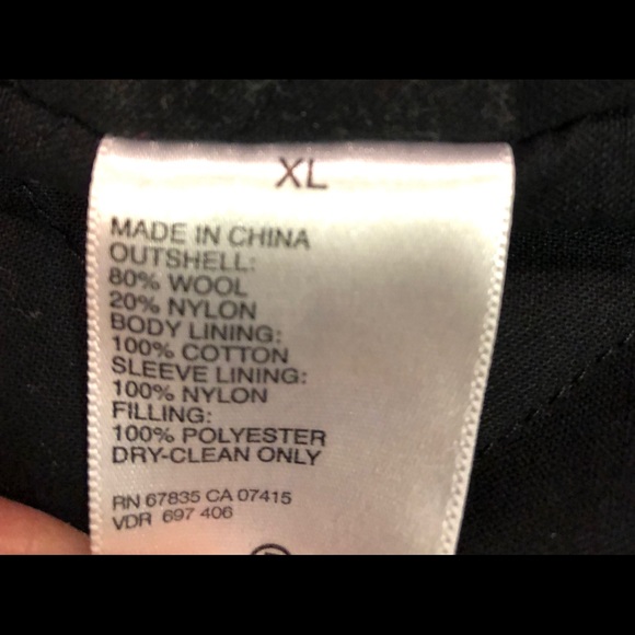 **SOLD**Men’s Nautica Peacoat. Black. - Picture 5 of 5